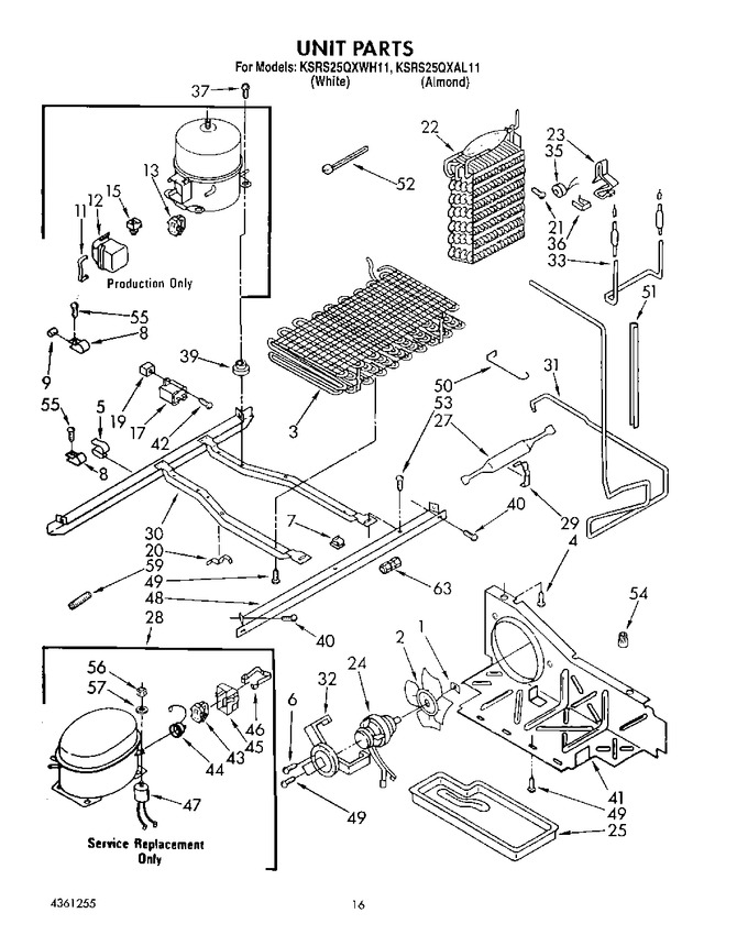 Diagram for KSRS25QXAL11