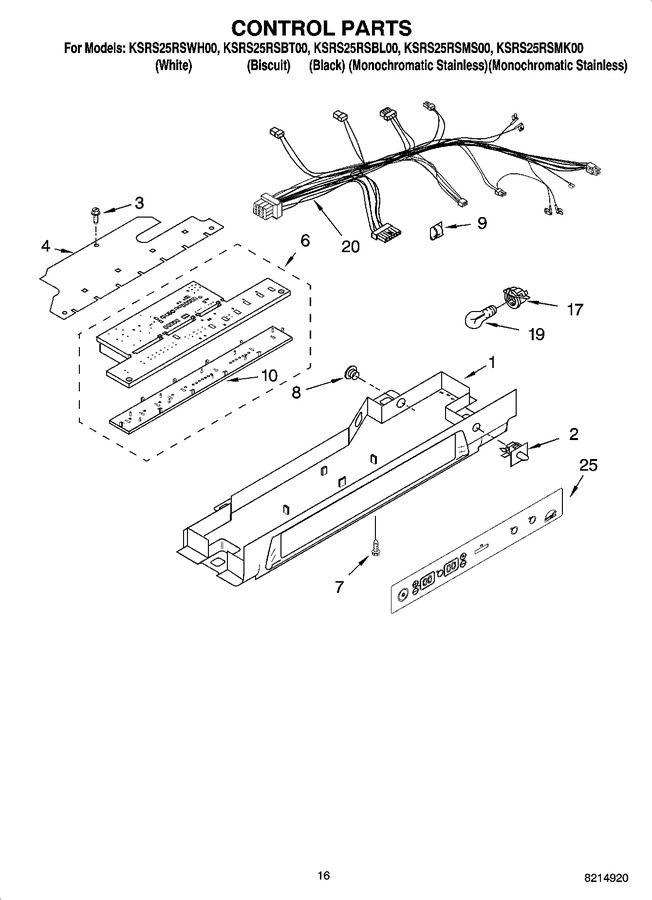 Diagram for KSRS25RSBT00