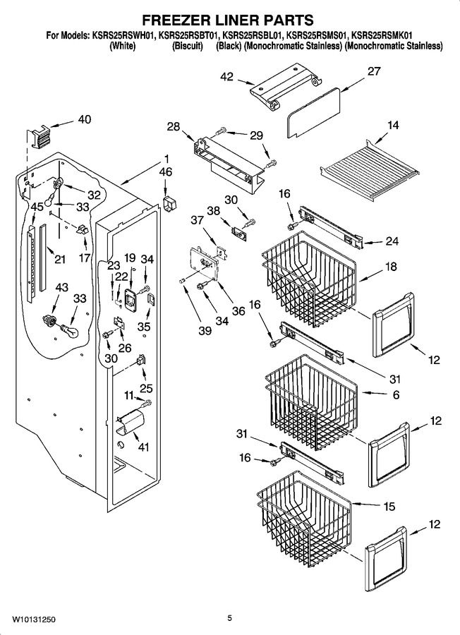 Diagram for KSRS25RSMK01