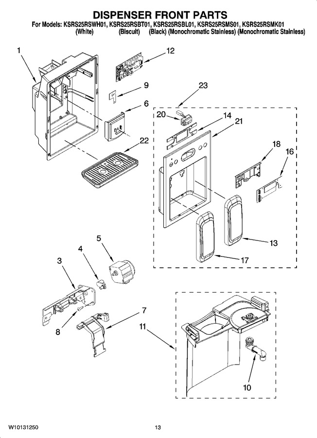 Diagram for KSRS25RSMS01