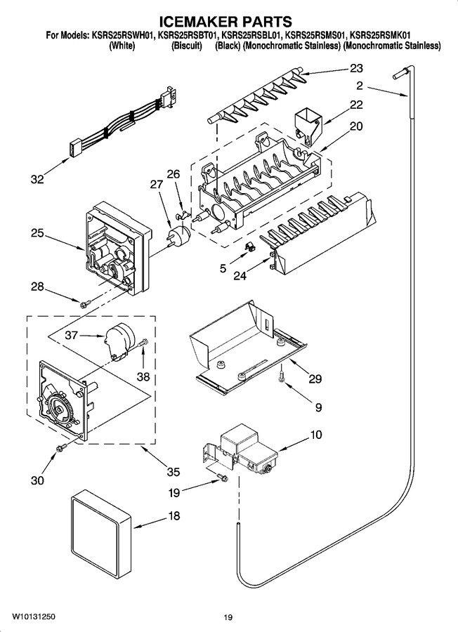 Diagram for KSRS25RSMS01
