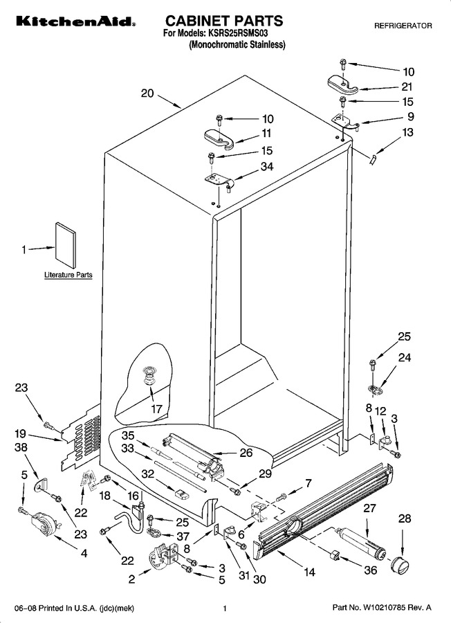 Diagram for KSRS25RSMS03