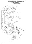 Diagram for 02 - Refrigerator Liner Parts