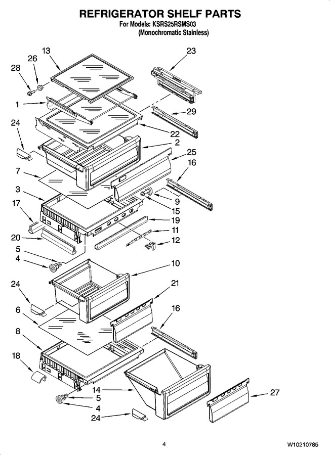 Diagram for KSRS25RSMS03
