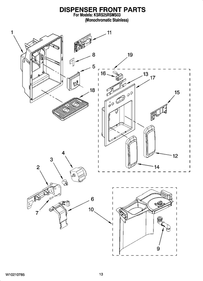 Diagram for KSRS25RSMS03