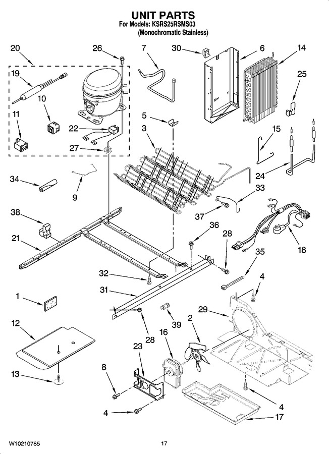 Diagram for KSRS25RSMS03