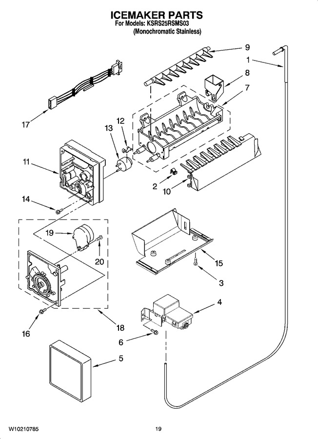 Diagram for KSRS25RSMS03