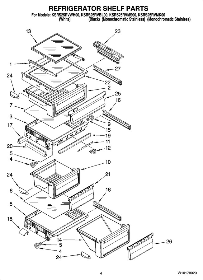 Diagram for KSRS25RVMS00