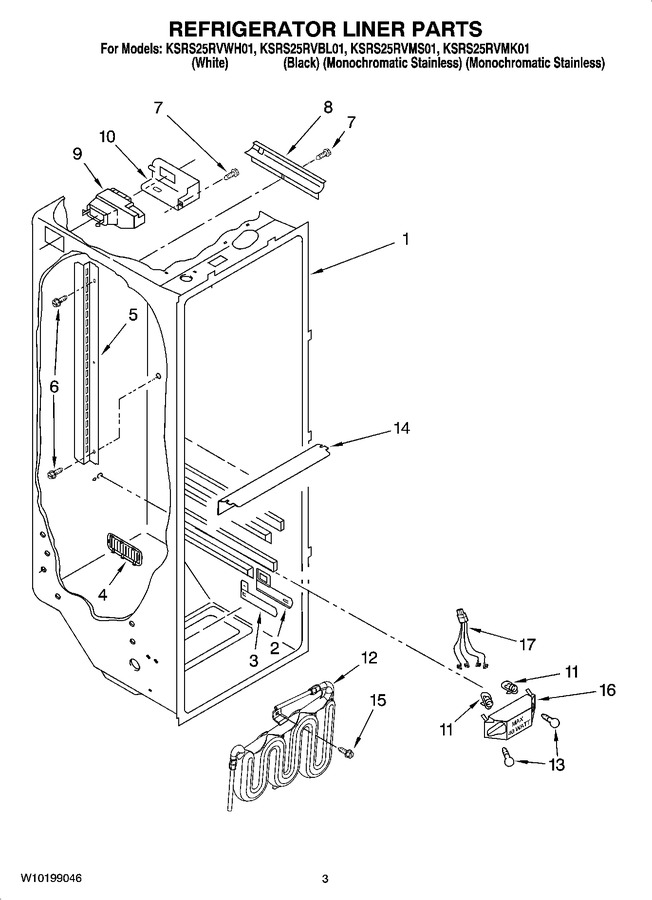 Diagram for KSRS25RVMK01
