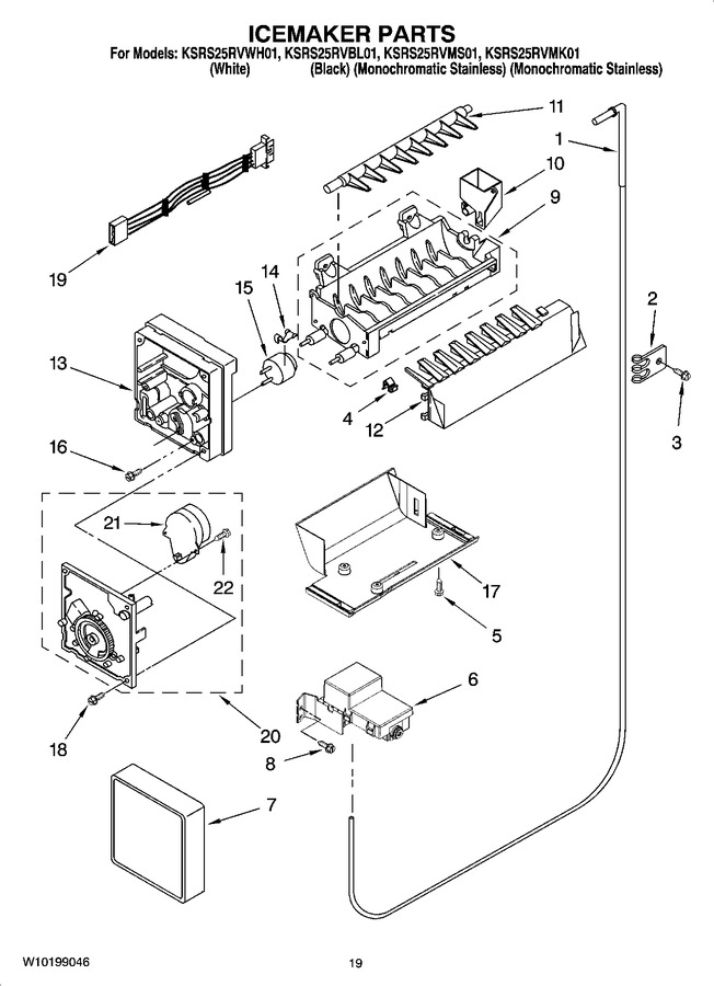 Diagram for KSRS25RVMS01