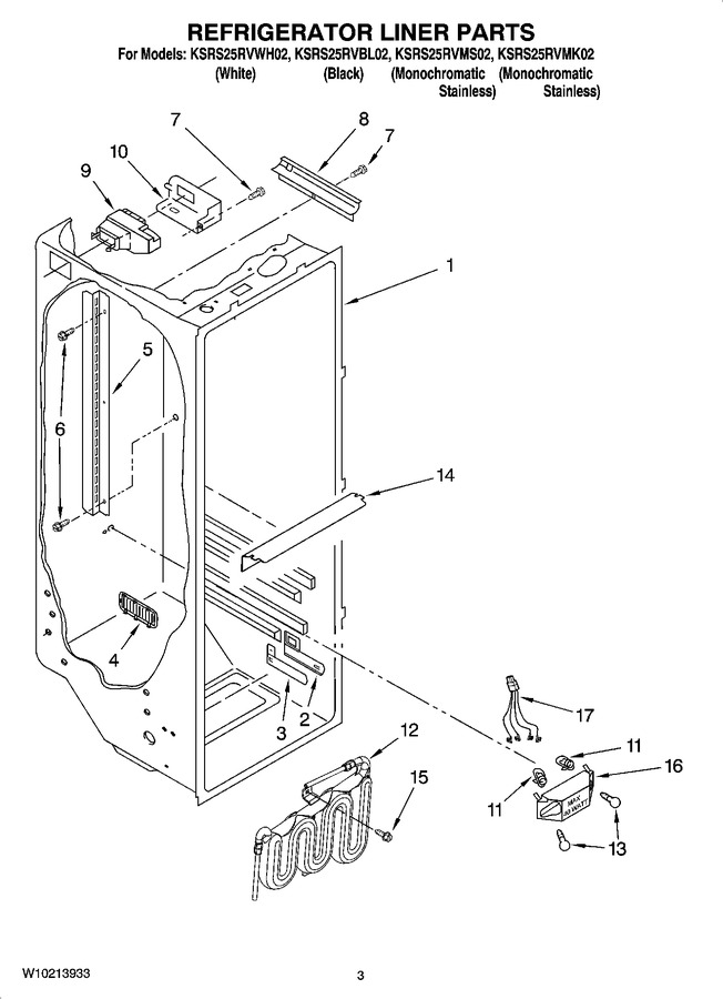 Diagram for KSRS25RVMK02