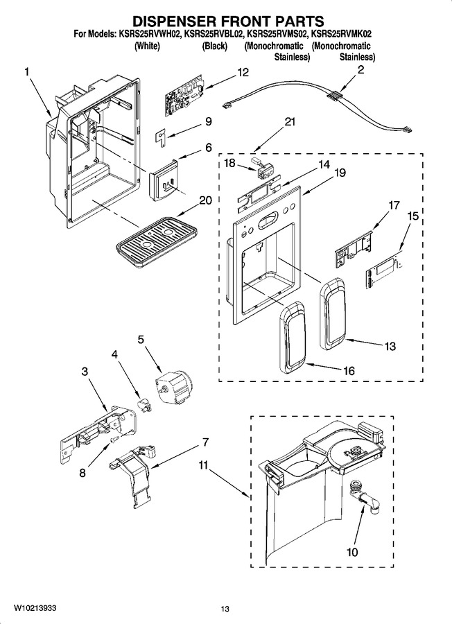 Diagram for KSRS25RVMS02