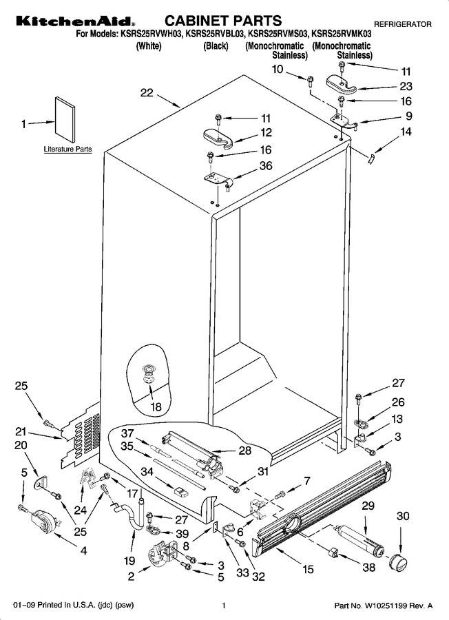 Diagram for KSRS25RVWH03