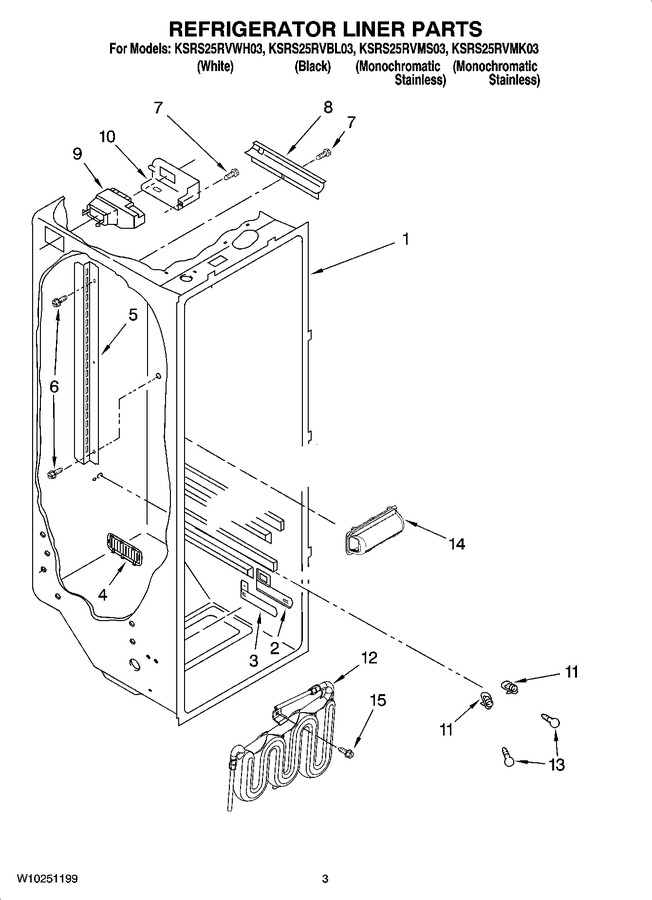Diagram for KSRS25RVMK03