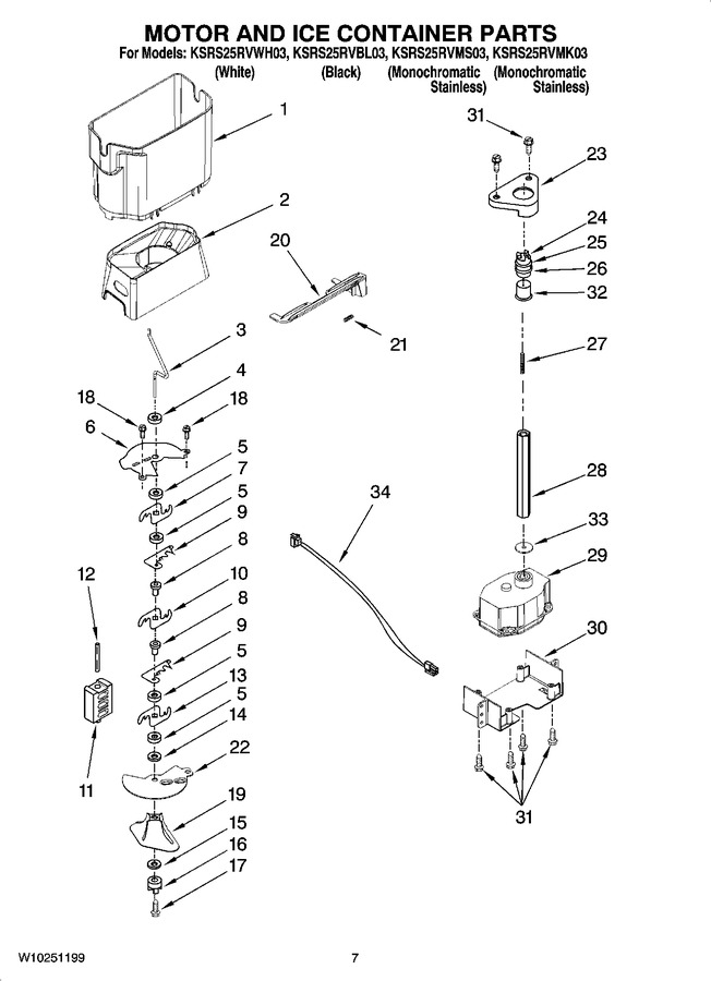 Diagram for KSRS25RVWH03