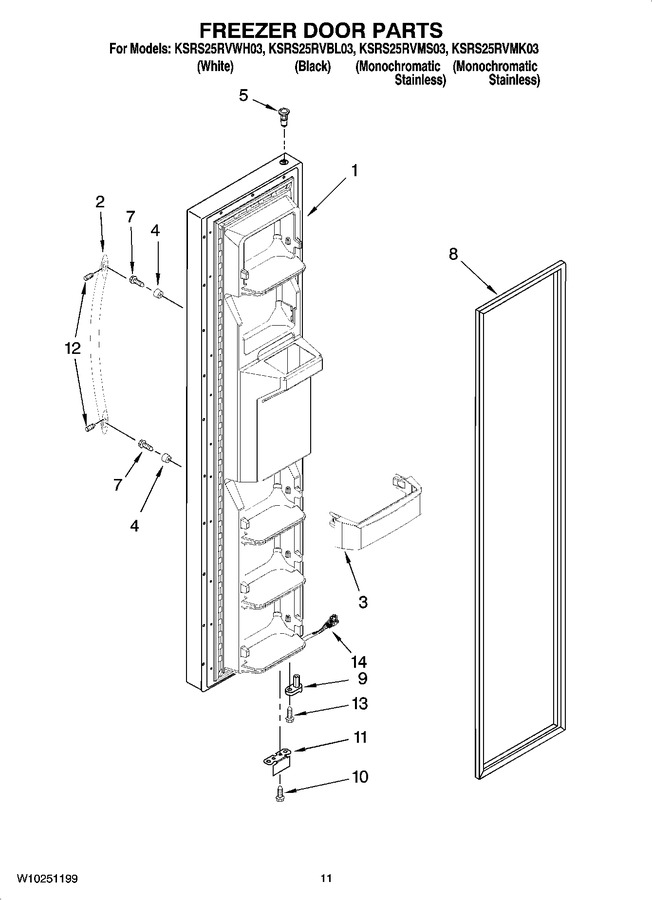 Diagram for KSRS25RVWH03