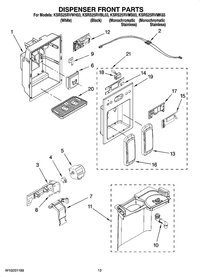 Diagram for KSRS25RVWH03