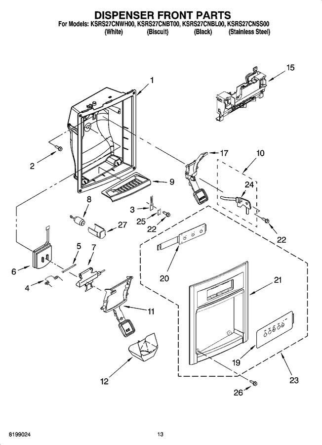 Diagram for KSRS27CNBL00