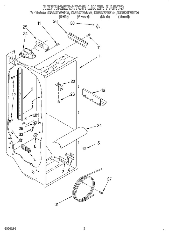 Diagram for KSRS27FGWH01