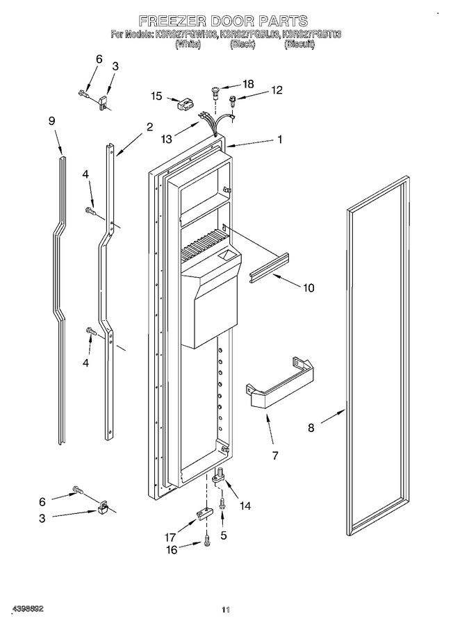 Diagram for KSRS27FGWH03