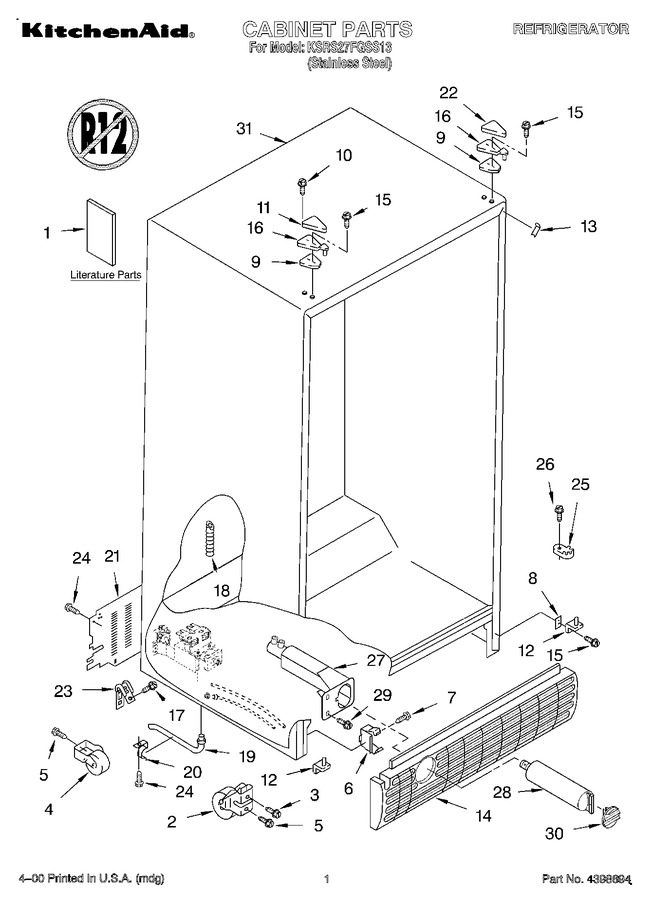 Diagram for KSRS27FGSS13
