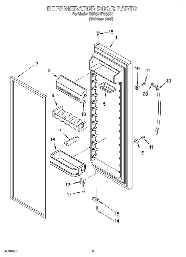 Diagram for KSRS27FGSS14