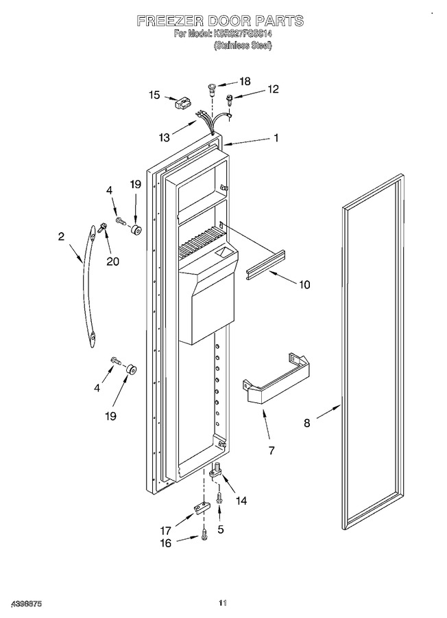 Diagram for KSRS27FGSS14
