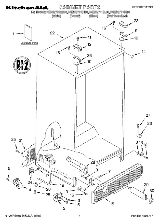Diagram for KSRS27IHBL00