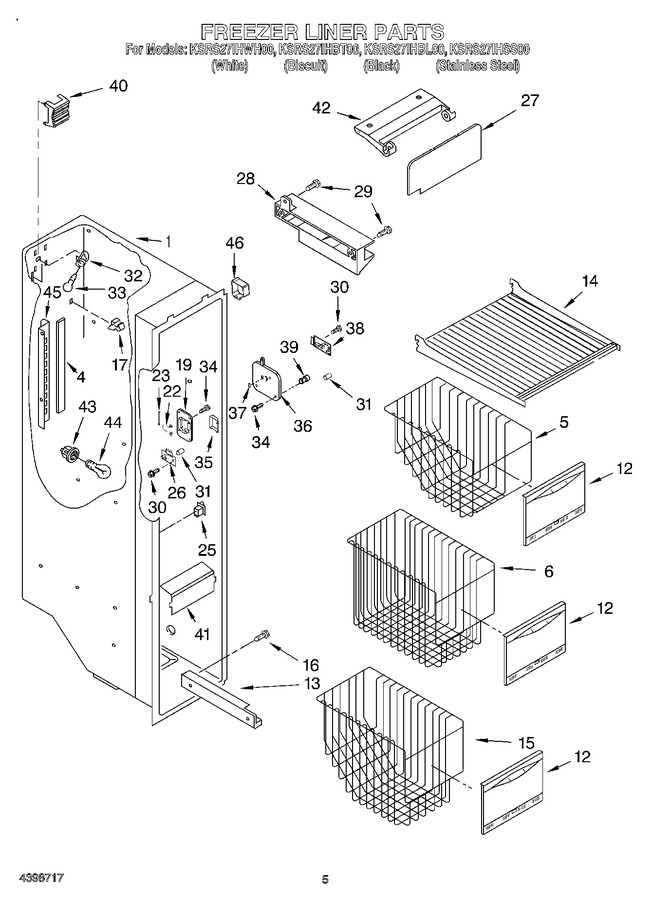 Diagram for KSRS27IHWH00