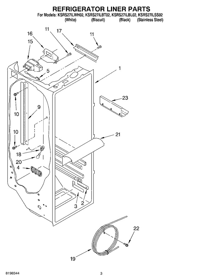 Diagram for KSRS27ILBL02
