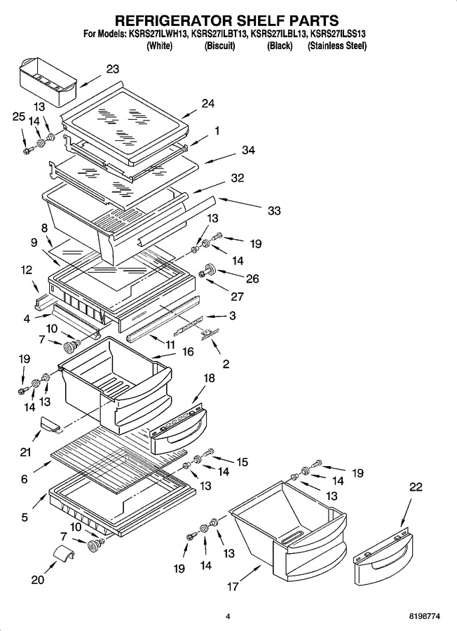Diagram for KSRS27ILWH13