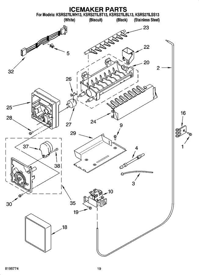 Diagram for KSRS27ILBT13