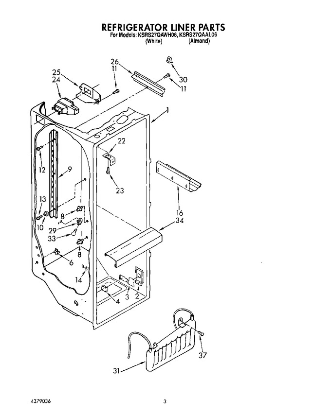 Diagram for KSRS27QAAL06