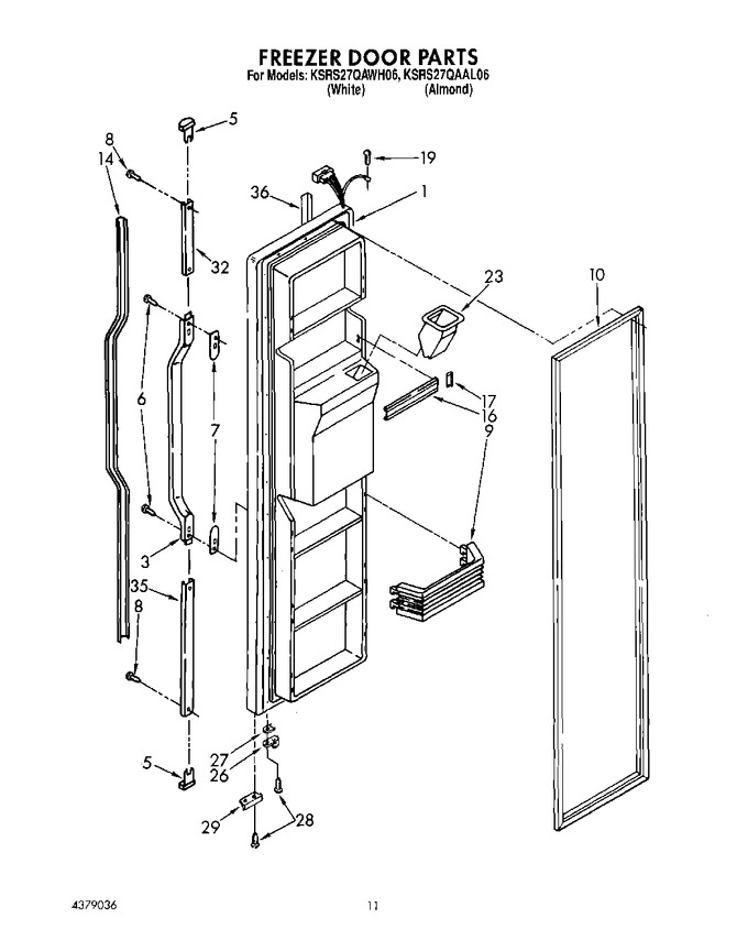 Diagram for KSRS27QAWH06