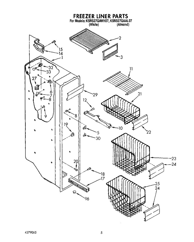 Diagram for KSRS27QAWH07