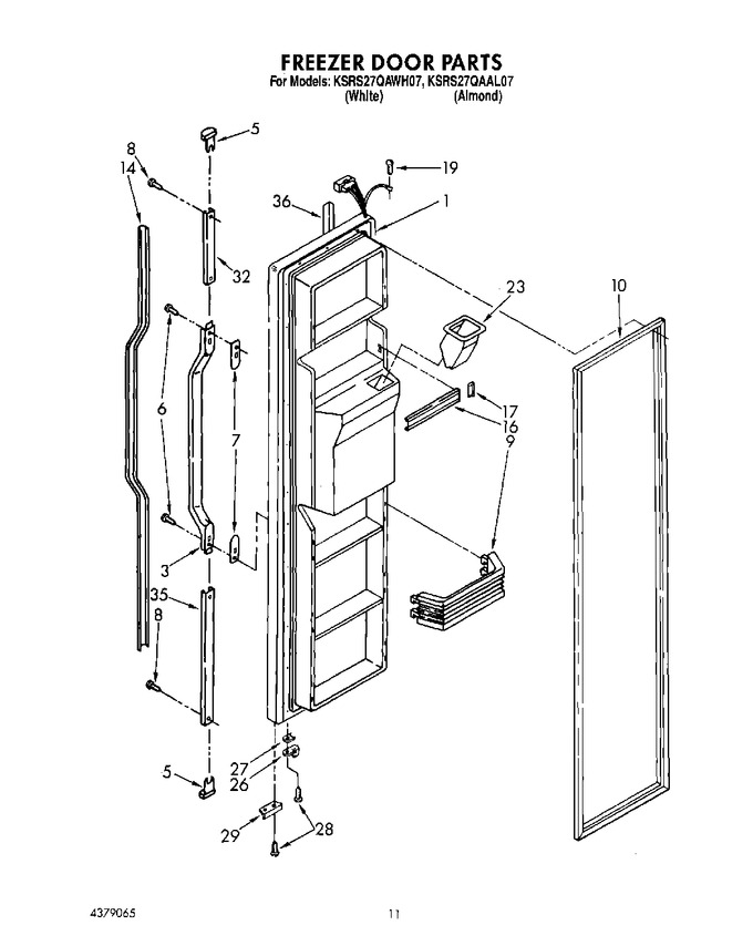 Diagram for KSRS27QAWH07