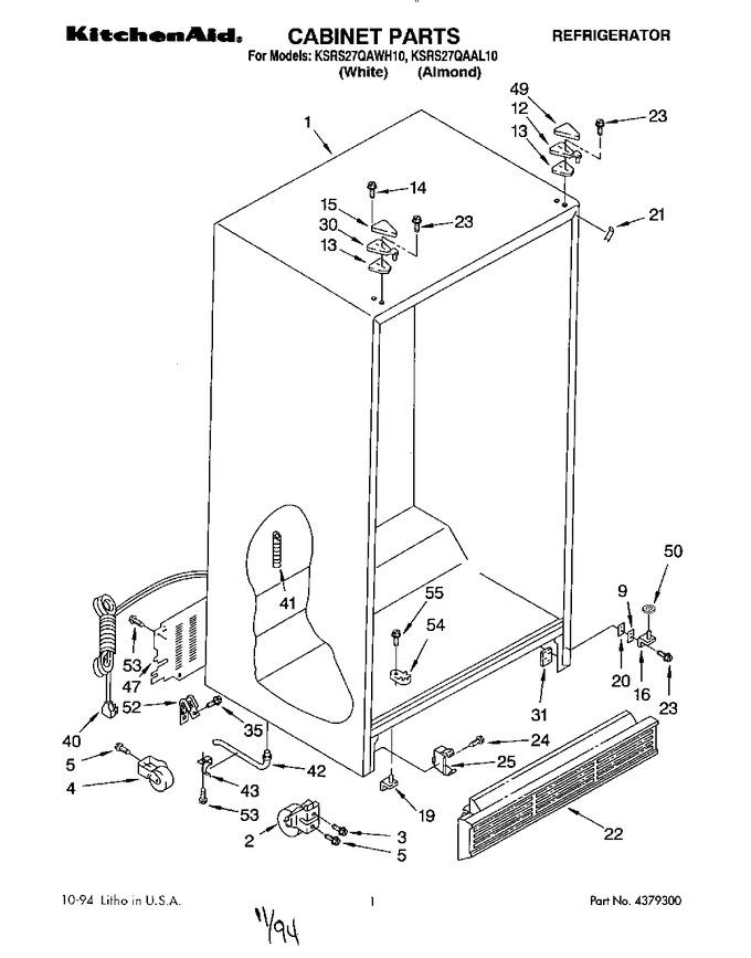 Diagram for KSRS27QAWH10
