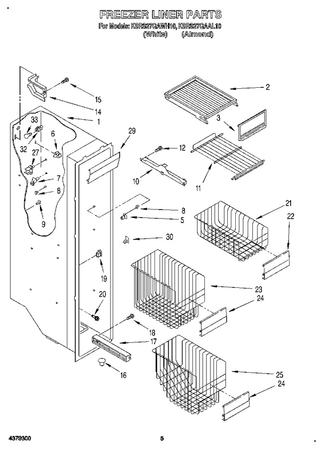 Diagram for KSRS27QAWH10
