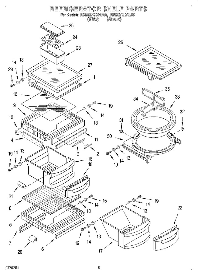 Diagram for KSRS27QDWH00