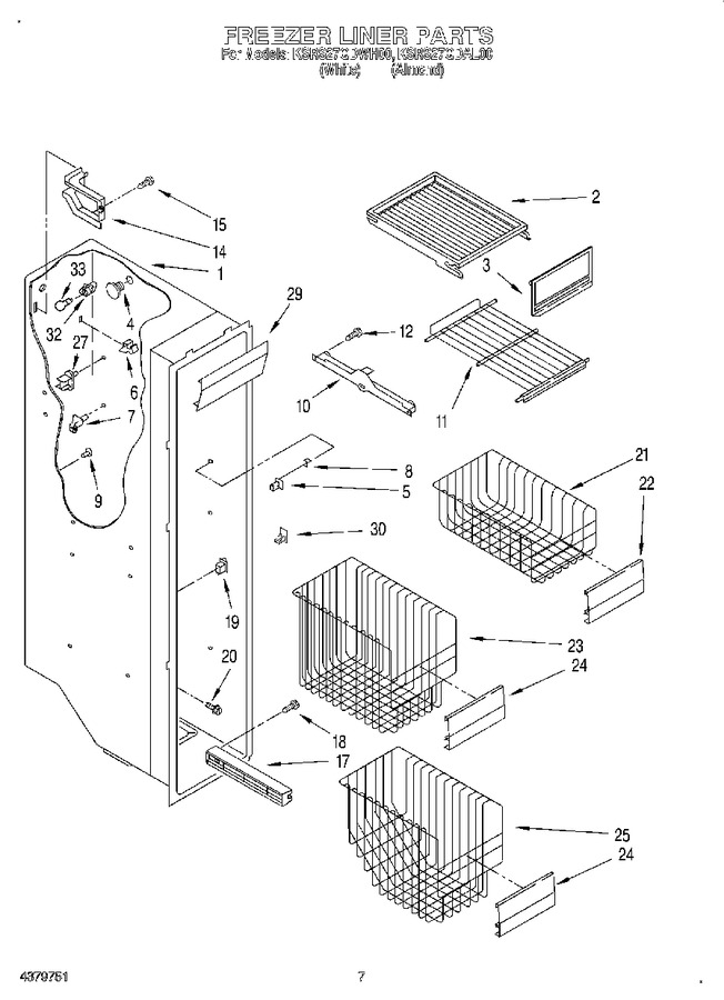 Diagram for KSRS27QDWH00