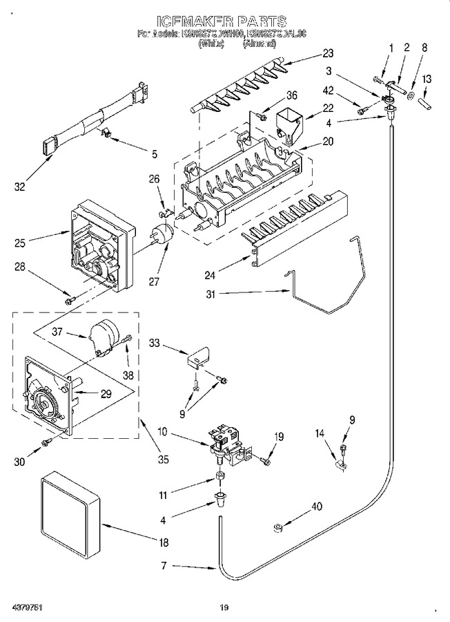 Diagram for KSRS27QDWH00