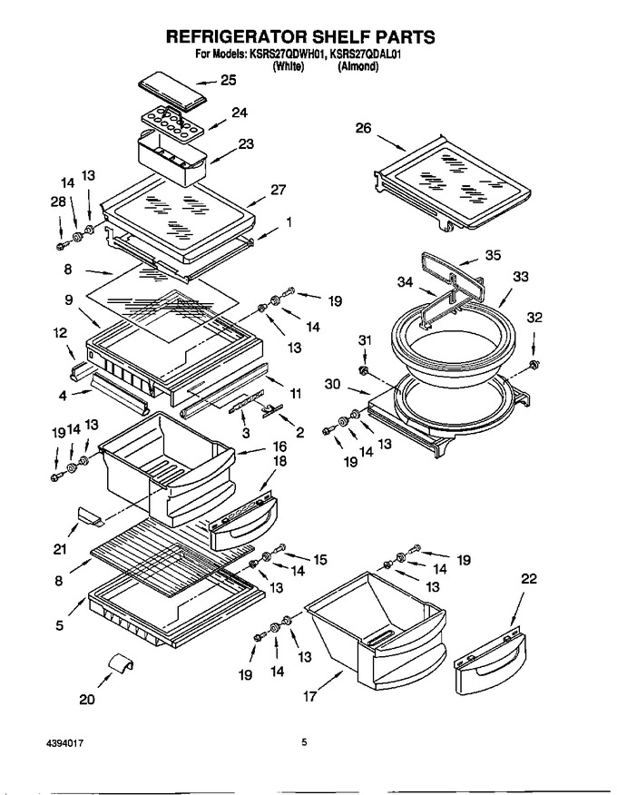 Diagram for KSRS27QDWH01