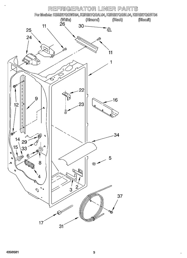 Diagram for KSRS27QGWH04
