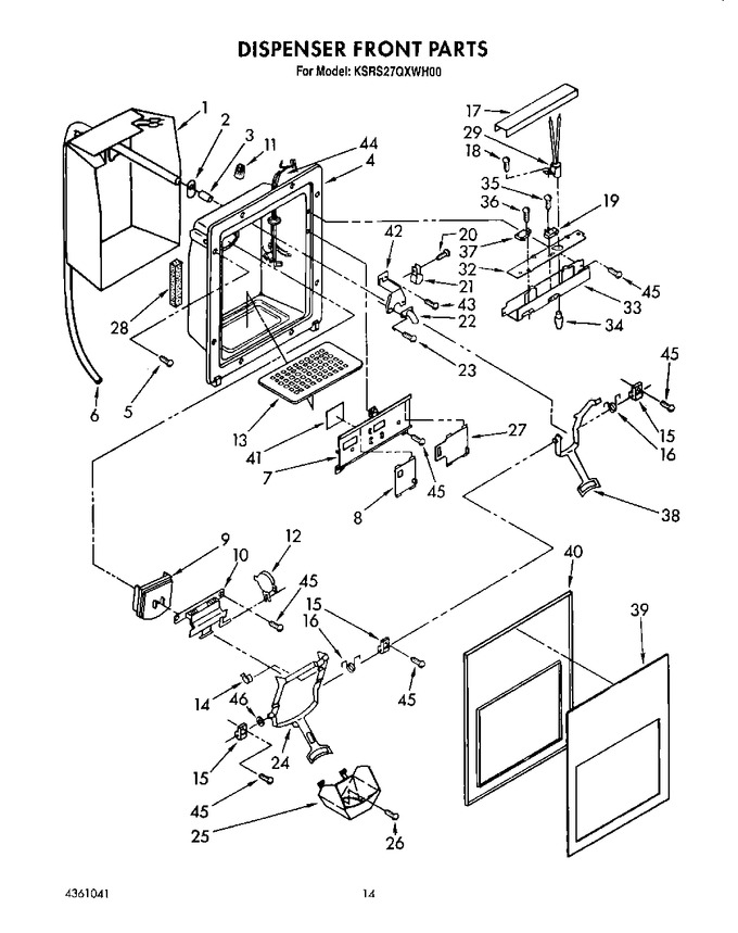 Diagram for KSRS27QXWH00