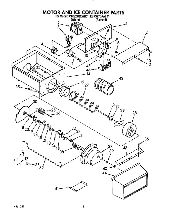 Diagram for KSRS27QXWH01