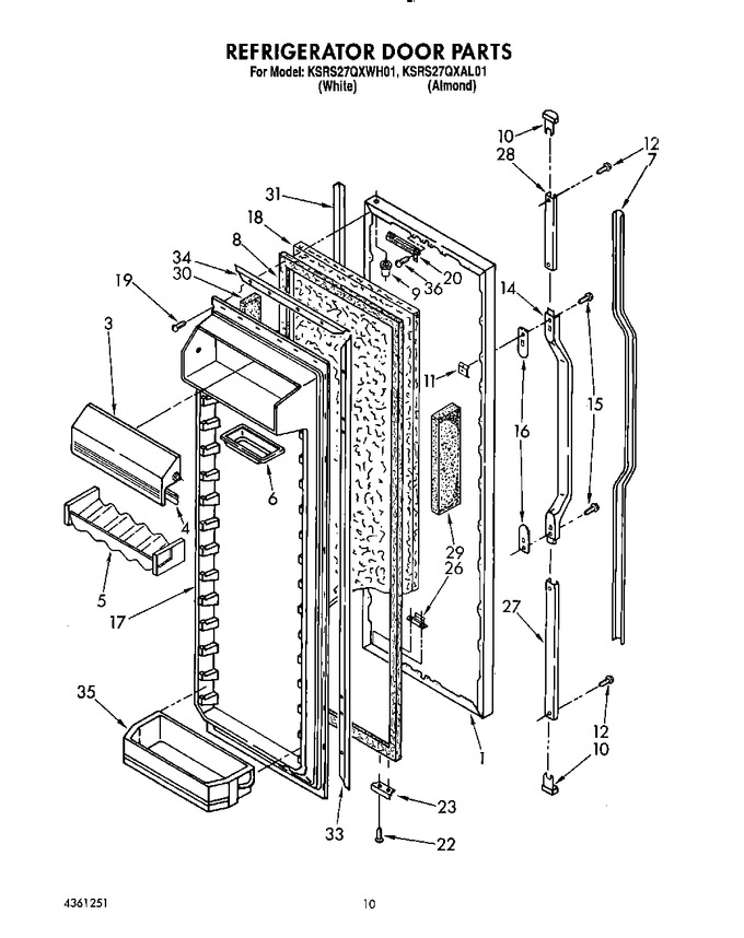Diagram for KSRS27QXWH01