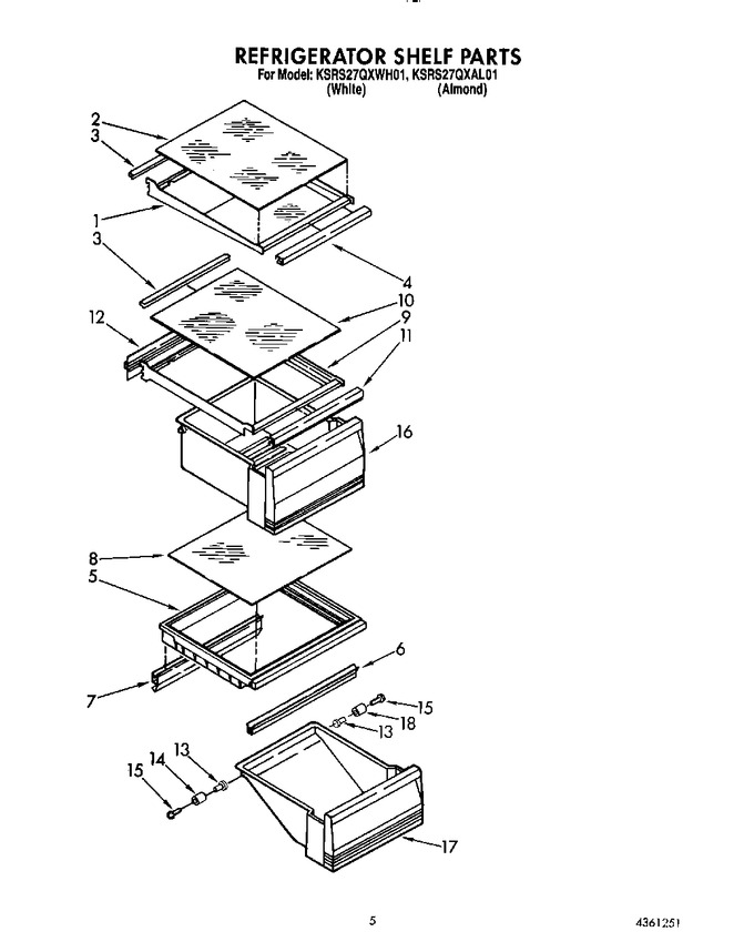 Diagram for KSRS27QXWH01