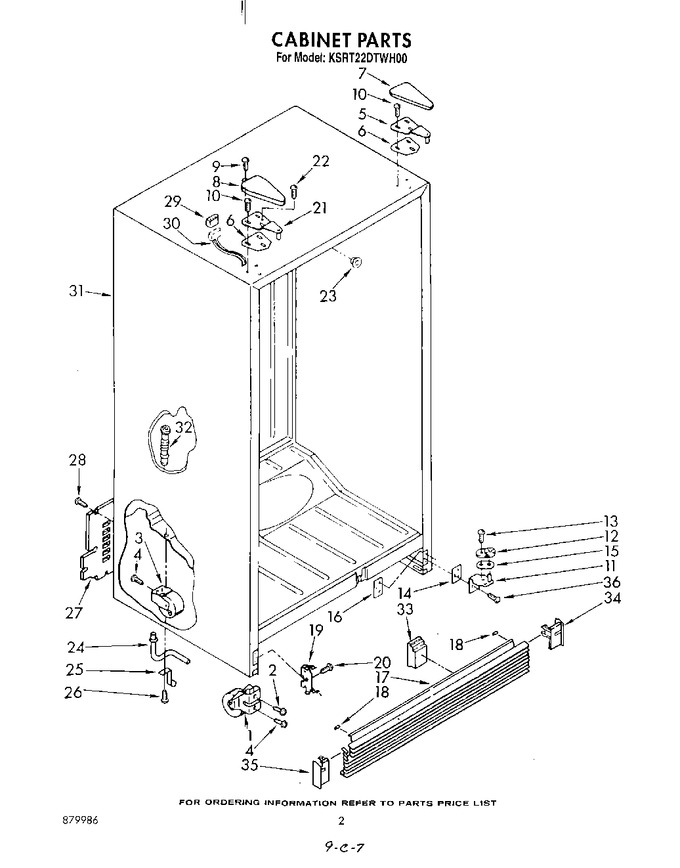 Diagram for KSRT22DTWH00