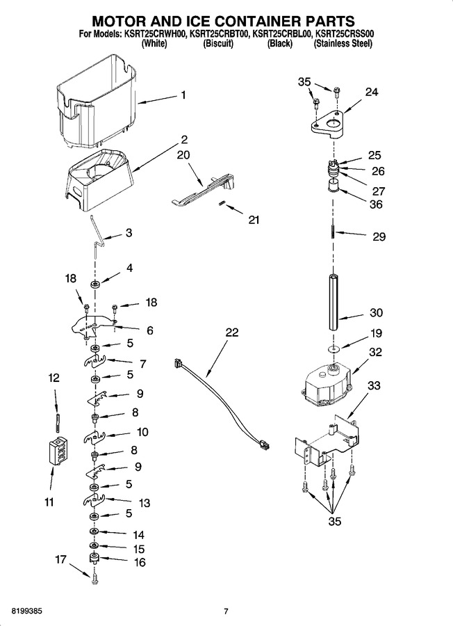 Diagram for KSRT25CRWH00