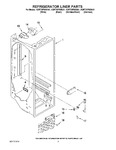 Diagram for 02 - Refrigerator Liner Parts
